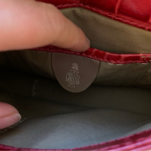 EUC, Like New!Mark Cross Croc embossed Bag - Picture 7 of 9